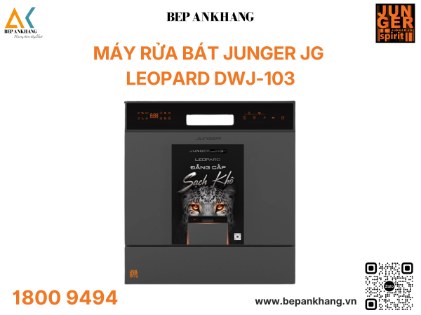 Máy rửa chén bát Junger Leopard DWJ-103 - Chuẩn Công Nghệ Đức 